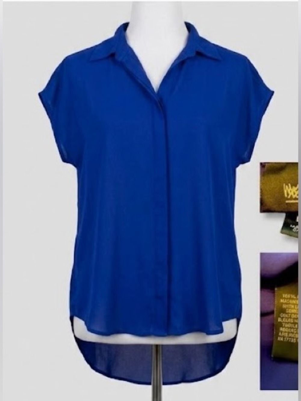 Mossimo Navy Blouse. Size L